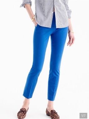 J crew Martie royal blue pants size 6
